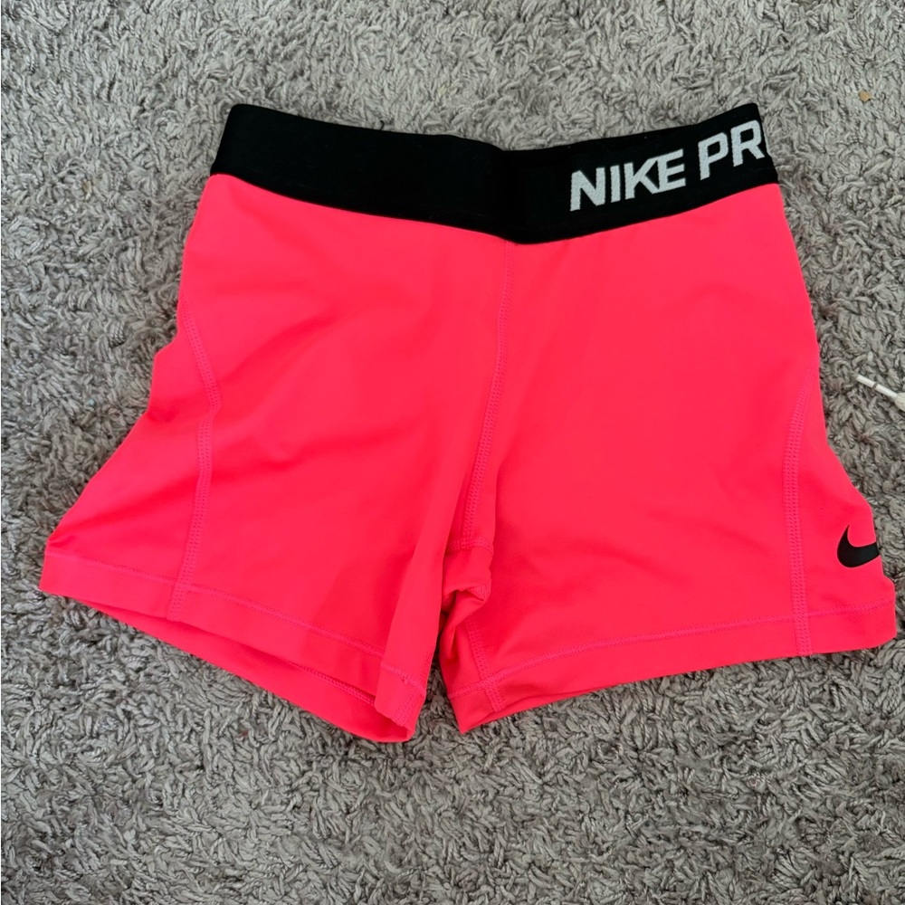 Nike Pink Athletic Shorts with Compression Fit
